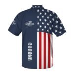 Corona Extra America Flag Button Shirt