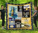 Corona Extra Blood Type Flannel Blanket