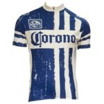 Corona Extra Blue White Stripe Men's Cycling Jersey