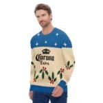 Corona Extra Chrismas Cherry Ugly Sweater