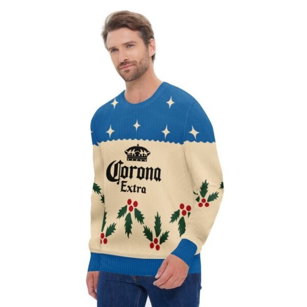 Corona Extra Chrismas Cherry Ugly Sweater