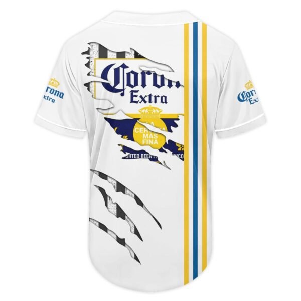 Corona Extra Claw Scratches Baseball Jersey