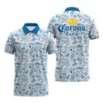 Corona Extra Doodle Art Polo Shirt