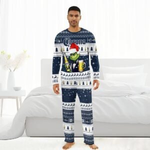 Corona Extra Grinch Christmas Family Pajamas Set - Flexiquor.com