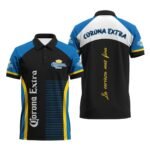 Corona Extra La Cerveza Mas Fina Polo Shirt