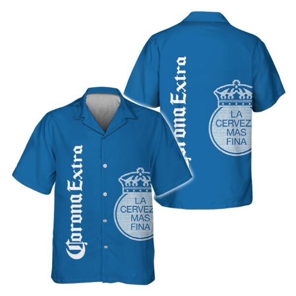 Corona Extra Retro Graphic Hawaiian Shirt