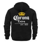 Corona Extra Scratches Marks Quarter Zip Hooded Sweatshirt