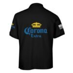 Corona Extra USA Flag Men's Plus Size Polo Shirt