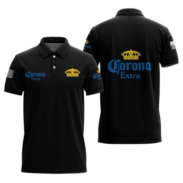 Corona Extra USA Flag Polo Shirt