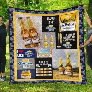 Corona Light Blood Type Flannel Blanket