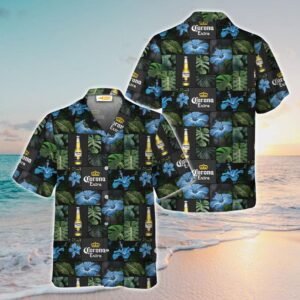 Corona Flower Hawaiian Shirt