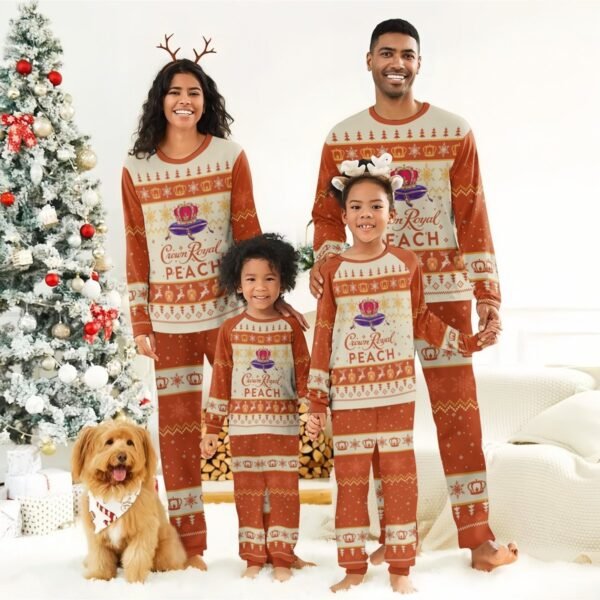 Crown Royal Christmas Family Pajamas Set