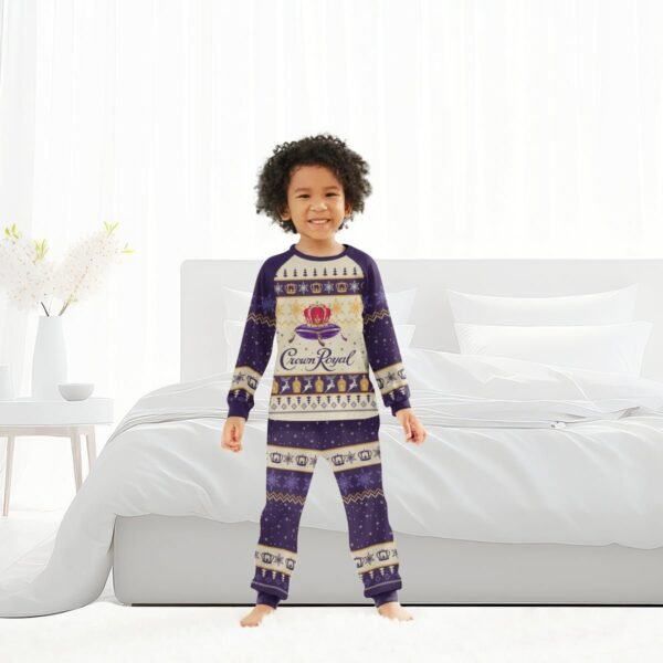 Crown Royal Christmas Family Pajamas Set
