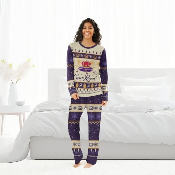 Crown Royal Christmas Family Pajamas Set