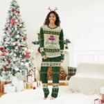 Crown Royal Christmas Family Pajamas Set