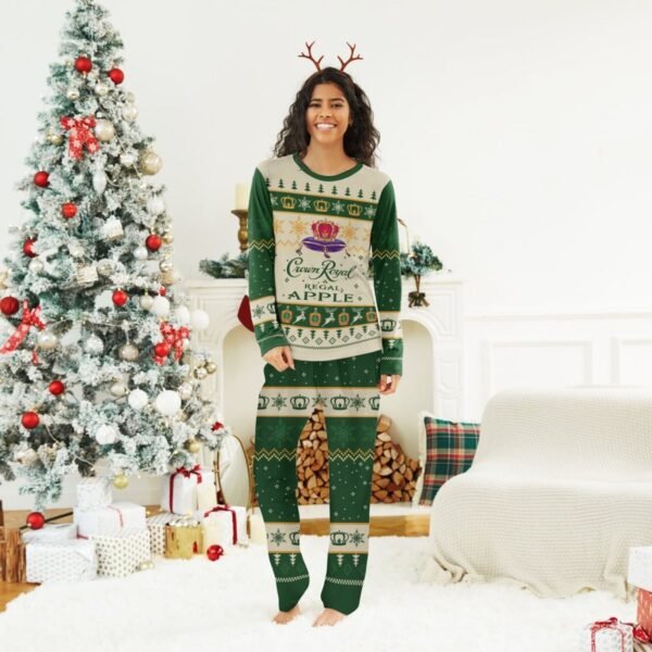 Crown Royal Christmas Family Pajamas Set
