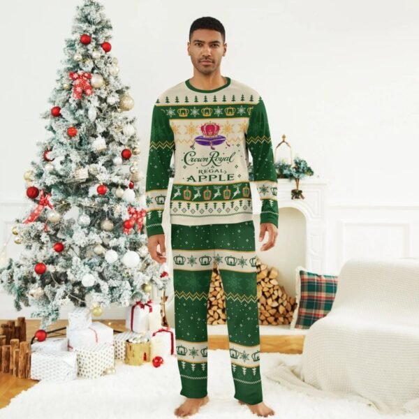 Crown Royal Christmas Family Pajamas Set