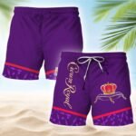 Crown Royal Glass Bottle Dot Swim Trunks