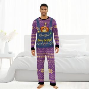 Crown Royal Merry Christmas Family Pajamas Set - Flexiquor.com
