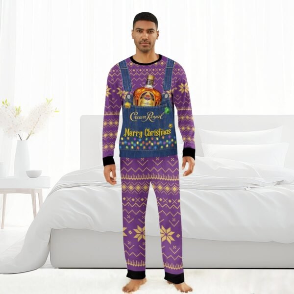 Crown Royal Merry Christmas Family Pajamas Set