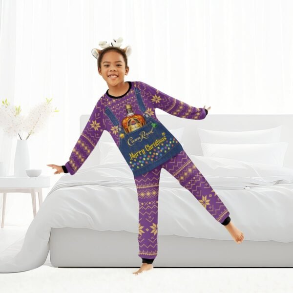 Crown Royal Merry Christmas Family Pajamas Set