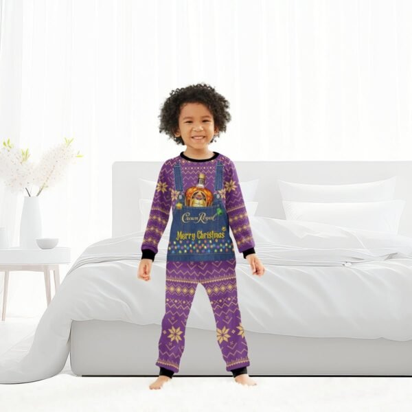 Crown Royal Merry Christmas Family Pajamas Set