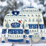 Deep Eddy Vodka Reindeer Snowy Night Ugly Sweater