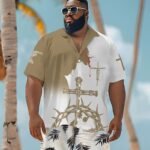 Divine Tropics Yuengling Men's Plus Size Hawaiian Shirt