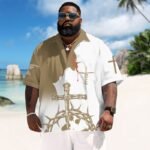 Divine Tropics Yuengling Men's Plus Size Hawaiian Shirt
