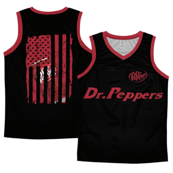 Dr Pepper Vintage USA Flag Men's Tank Top