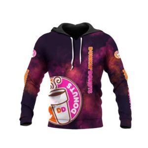 Dunkin Donut Colorful Smoke Hoodie & Zip Hoodie - Flexiquor.com