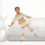 Dunkin Donuts Christmas Reindeer Family Pajamas Set