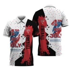 Fireball Celebrates The 4th Of July Polo Shirt