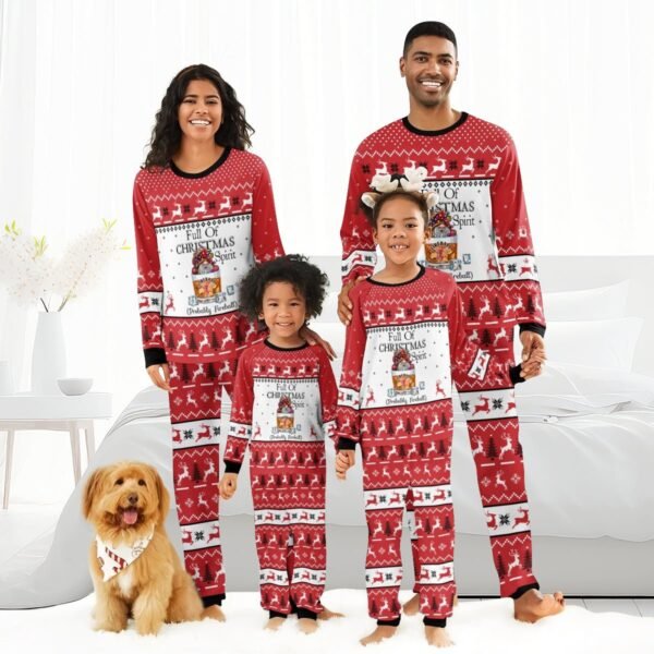 Fireball Full Of Christmas Spirit Family Pajamas Set