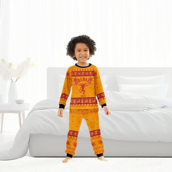 Fireball Whisky Christmas Family Pajamas Set