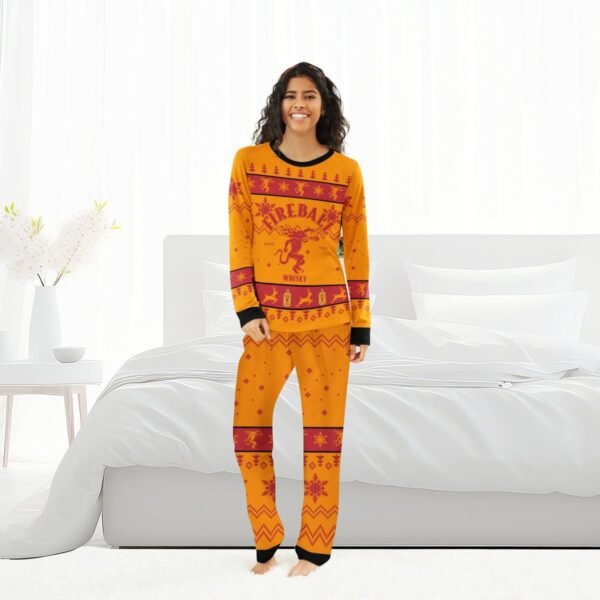 Fireball Whisky Christmas Family Pajamas Set