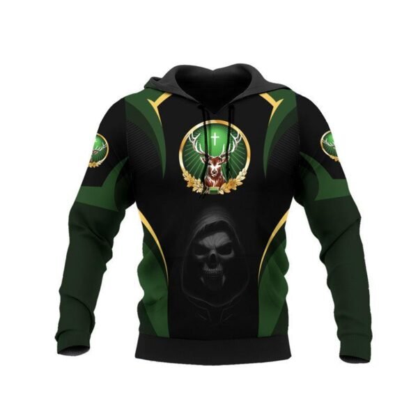 Black Skull Jagermeister Liqueur Hoodie & Zip Hoodie