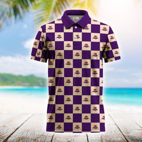 Gingham Crown Royal Polo Shirt