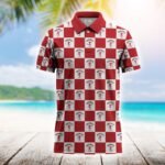 Gingham Fireball Polo Shirt