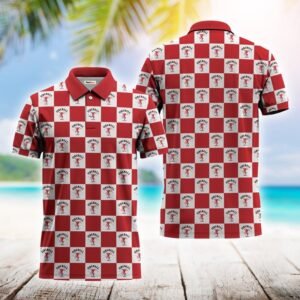 Gingham Fireball Polo Shirt