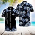 Golden Busch Light Flower Polo Shirt