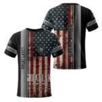 Great Lakes Stainless Steel American Flag T-Shirt