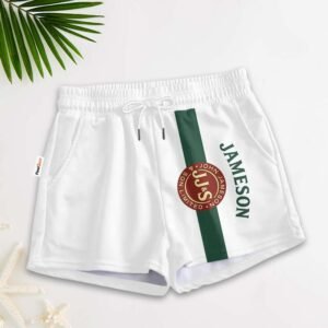 Green Stripe Jameson Women's Casual Shorts