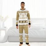 Guinness Christmas Holiday Family Pajamas Set