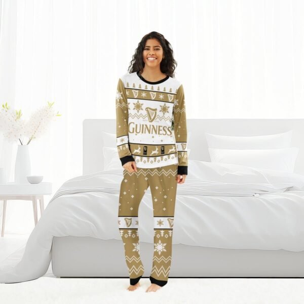 Guinness Christmas Holiday Family Pajamas Set