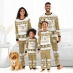 Guinness Christmas Holiday Family Pajamas Set