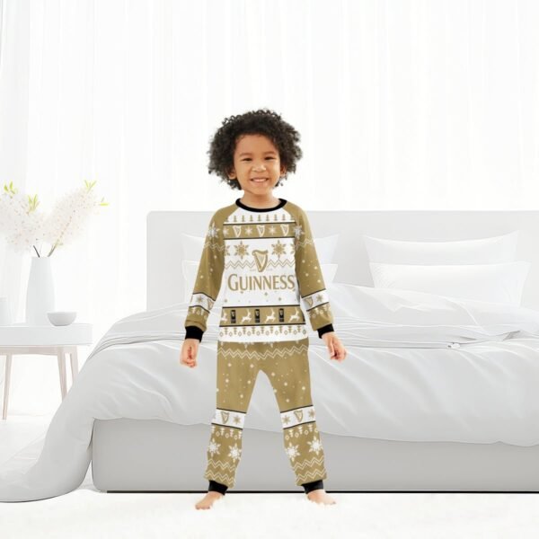 Guinness Christmas Holiday Family Pajamas Set