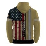 Guinness Stainless Steel American Flag Hoodie & Zip Hoodie