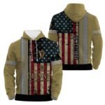 Guinness Stainless Steel American Flag Hoodie & Zip Hoodie