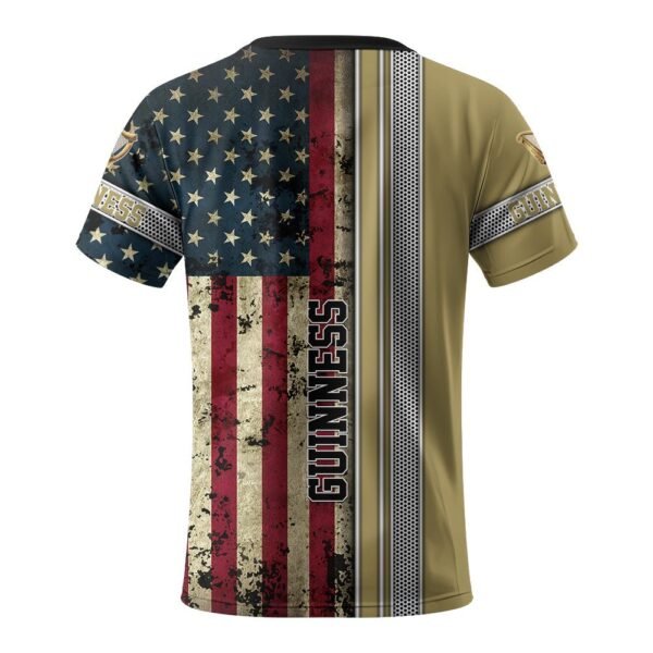 Guinness Stainless Steel American Flag T-Shirt